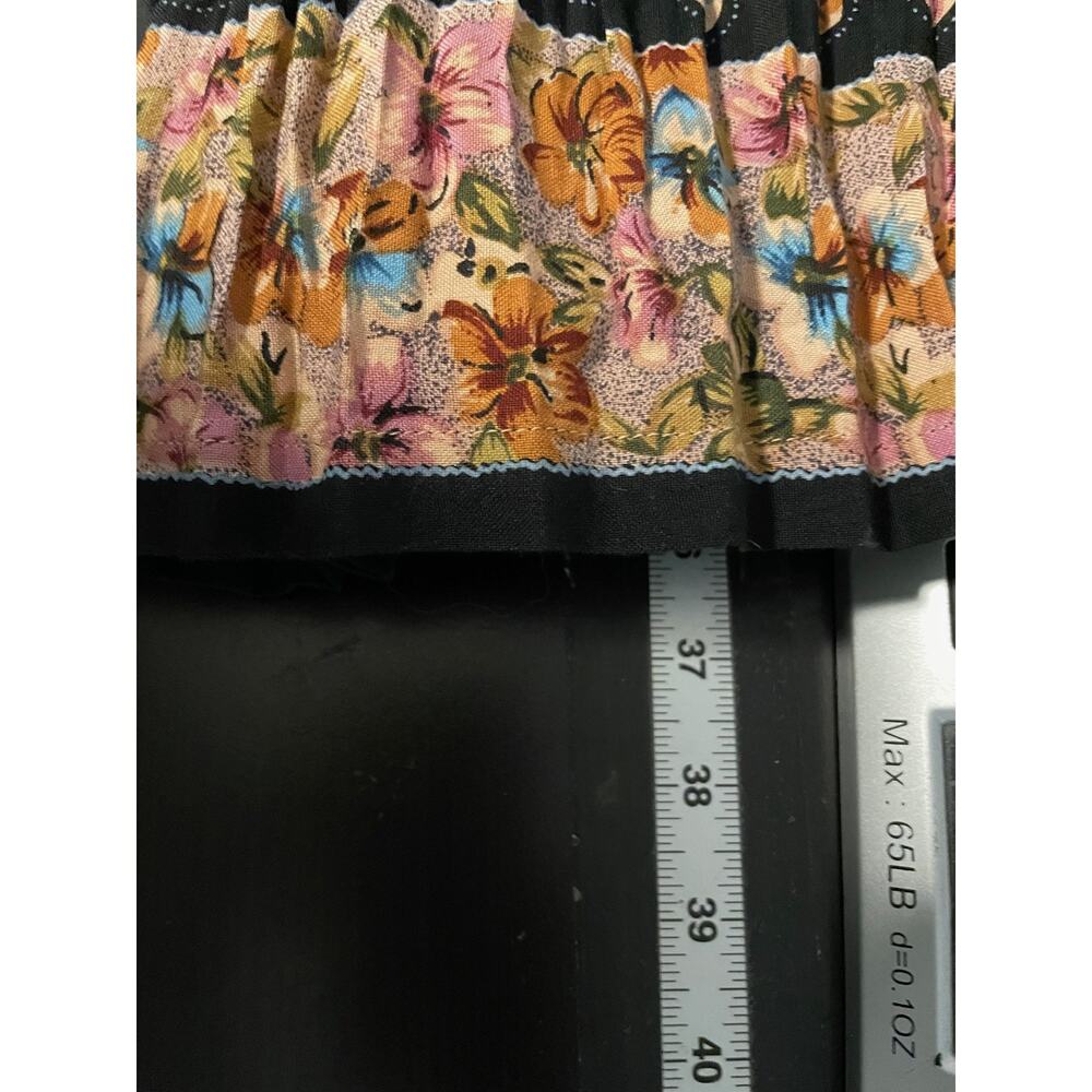 Austin Clothing Co Skirt Womens Large Multicolor Floral Pleated Maxi Boho Y2K - Picture 5 of 6